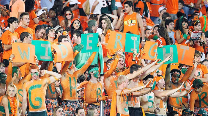 Florida State Seminoles vs. Miami Hurricanes Football