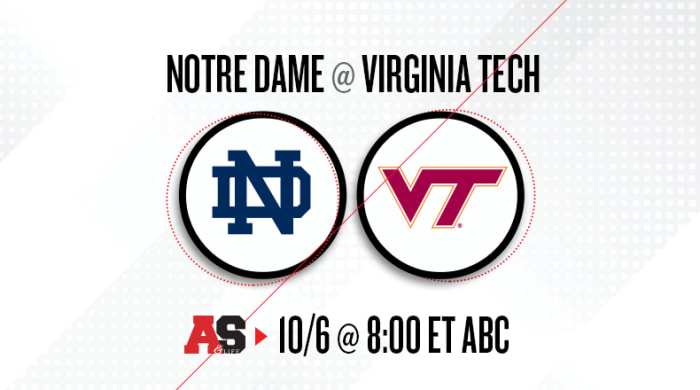 Notre Dame Fighting Irish Vs Virginia Tech Hokies Prediction And Preview Athlon Sports 2102