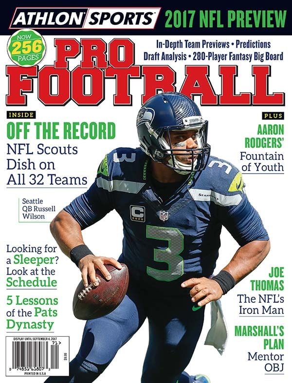 Athlon Sports’ 2017 NFL Preview Magazine Covers