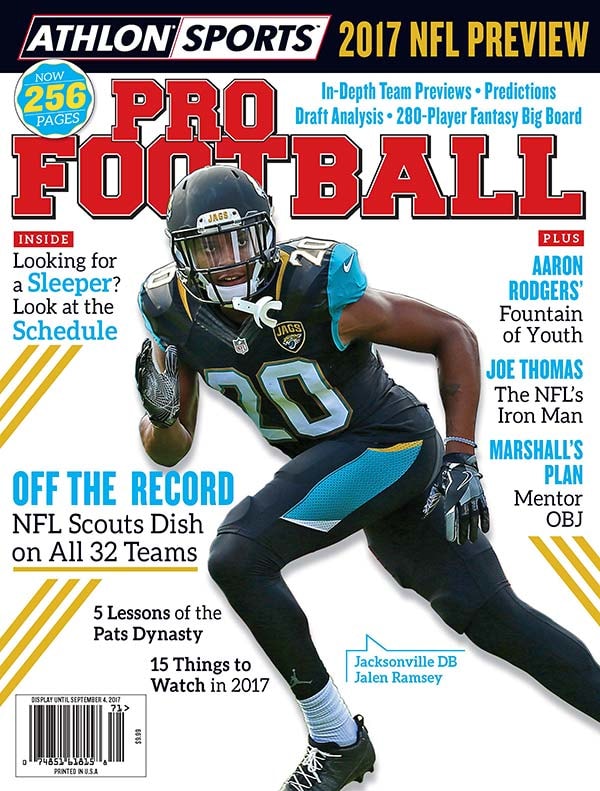 Athlon Sports’ 2017 NFL Preview Magazine Covers