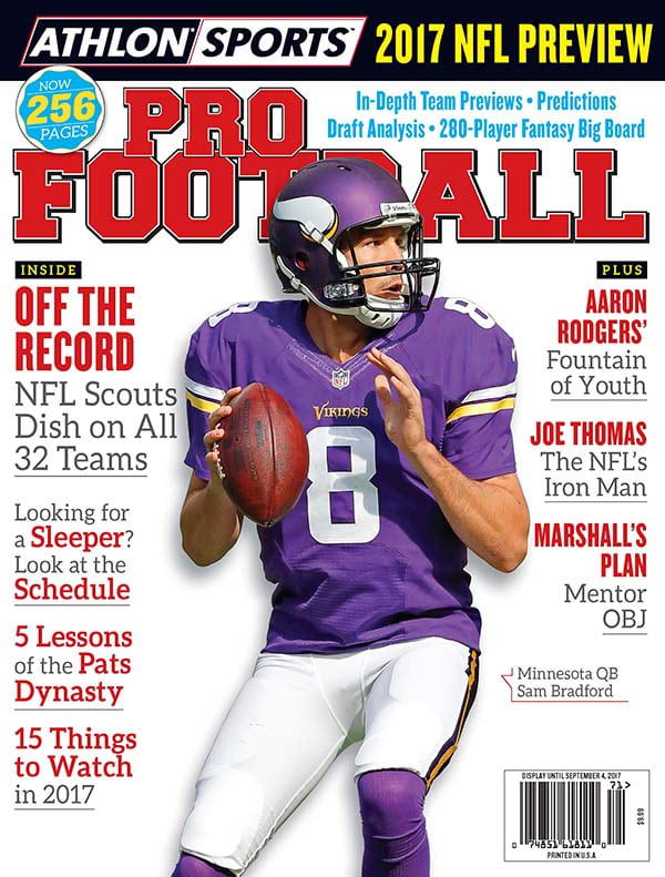 Athlon Sports’ 2017 NFL Preview Magazine Covers