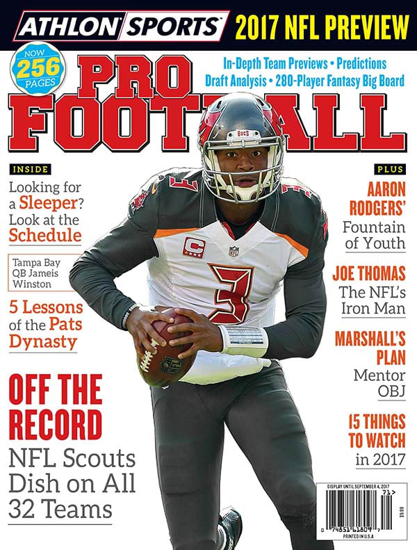 Athlon Sports’ 2017 NFL Preview Magazine Covers