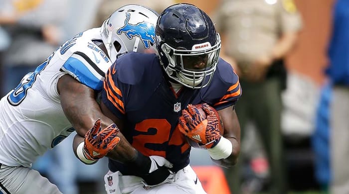 DraftKings and FanDuel Best Lineups for Week 12 Thanksgiving Games NFL Daily Fantasy Football: Jordan Howard