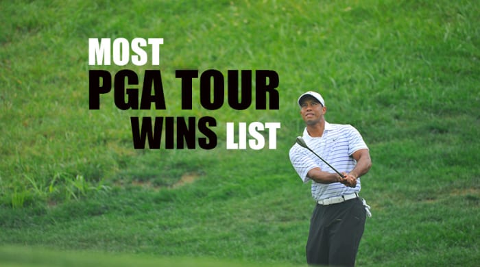 most tour wins golf