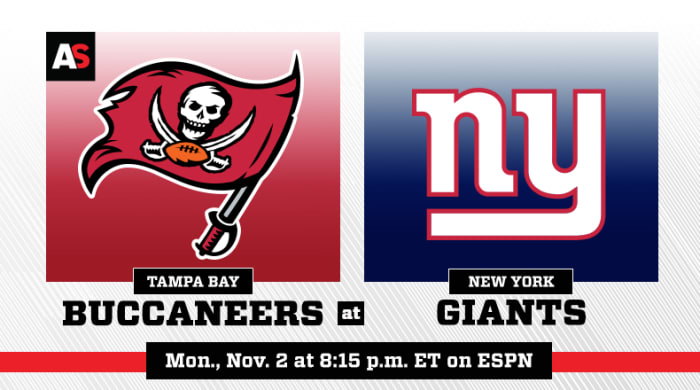 Monday Night Football: Tampa Bay Buccaneers vs. New York Giants ...