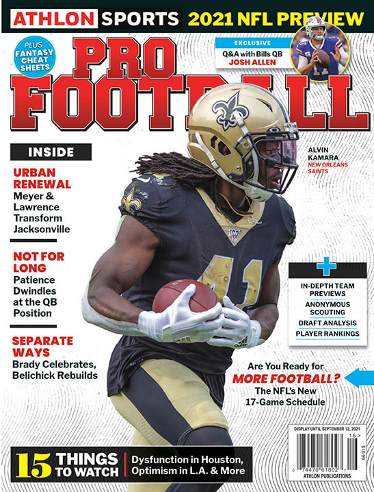 Athlon Sports' 2021 Pro Football Magazine - New Orleans Saints