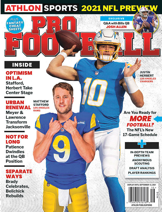 Athlon Sports' 2021 Pro Football Magazine - Los Angeles Chargers/Los Angeles Rams