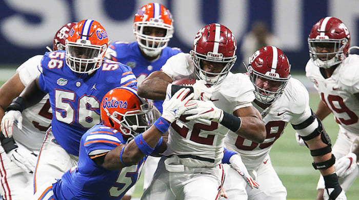 Najee Harris, Alabama Crimson Tide vs. Florida Gators in 2020 SEC Championship Game