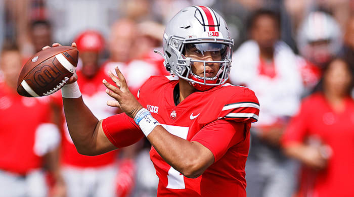 C.J. Stroud. Ohio State Buckeyes Football
