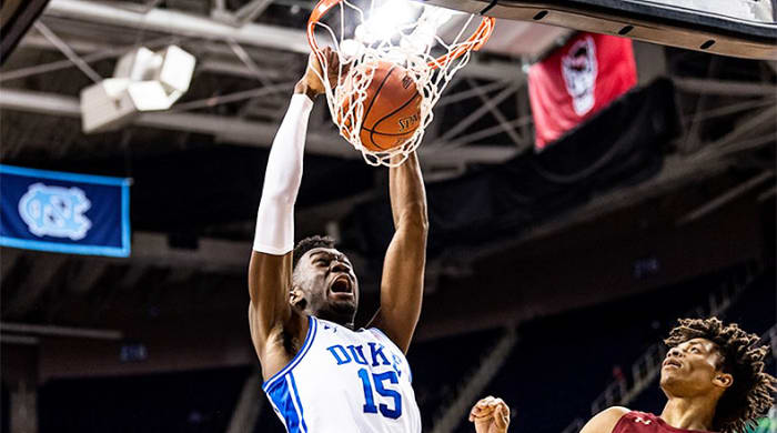 Mark Williams, Duke Blue Devils Basketball in 2021 ACC Tournament