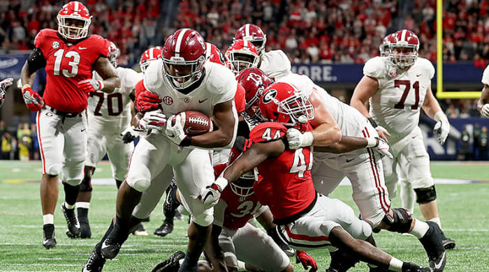 Josh Jacobs, Alabama Crimson Tide Football in 2018 SEC Championship Game