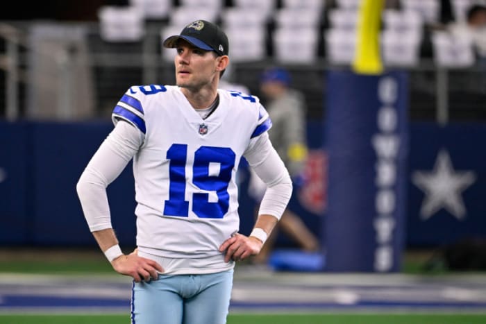 Dallas Cowboys kicker Brett Maher
