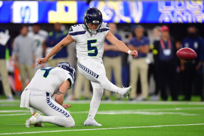 Seattle Seahawks kicker Jason Myers