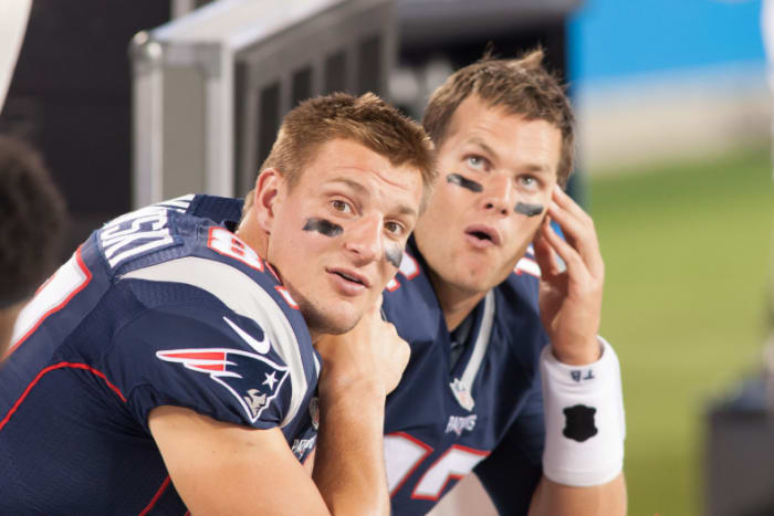 Rob Gronkowski Hints At Possibly Teaming Up With Tom Brady In Broadcast Booth Athlon Sports 6341