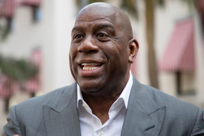 Magic Johnson Moved to Tears After Becoming Co-Owner Of Commanders ...