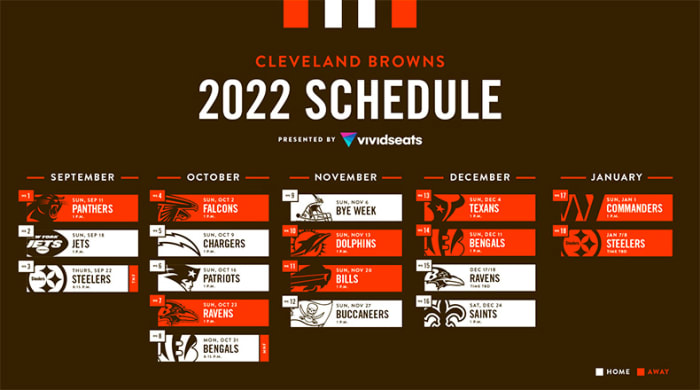Cleveland Browns Schedule 2022 - AthlonSports.com | Expert Predictions