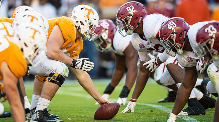 Tennessee Volunteers vs. Alabama Crimson Tide, SEC Football
