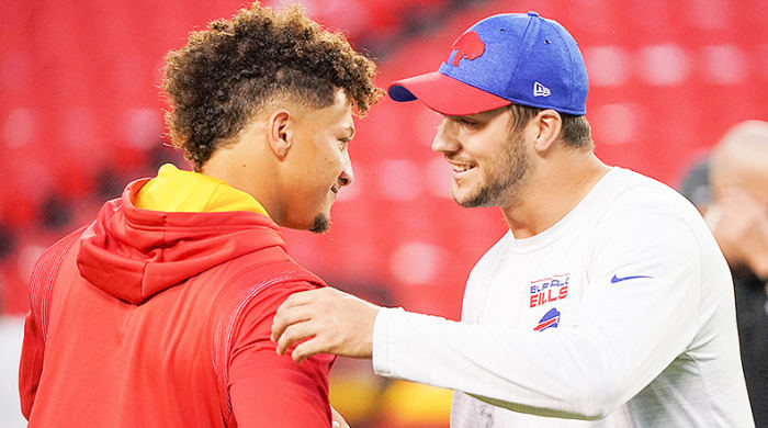 Patrick Mahomes, Kansas City Chiefs and Josh Allen, Buffalo Bills