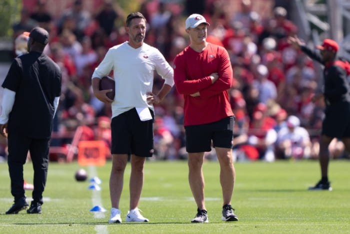 Kyle Shanahan and John Lynch