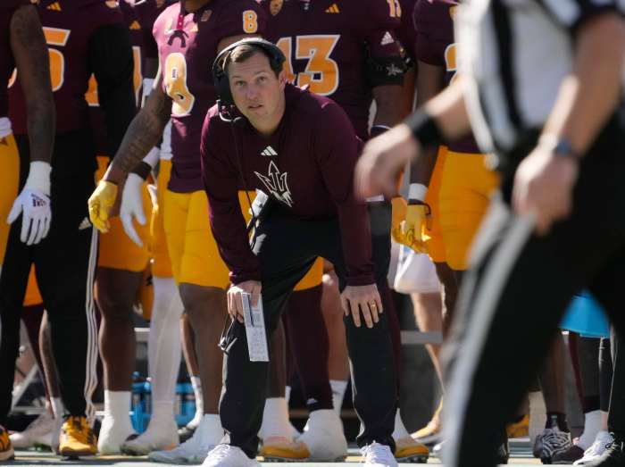 Arizona State Sun Devils Coach Kenny Dillingham 'Excited' to Play Texas ...