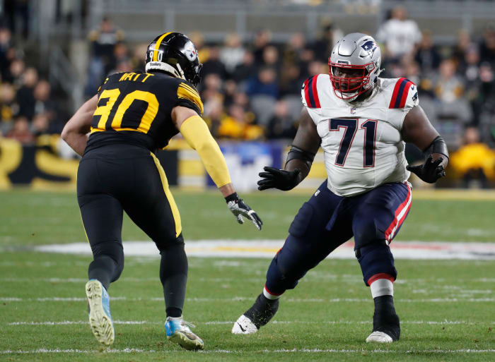 New England Patriots Starter Mike Onwenu Named as Top-32 Tackle ...