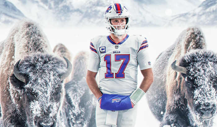 Why's Bills QB Josh Allen Covered in Snow on Media Day? VIDEO: New York ...