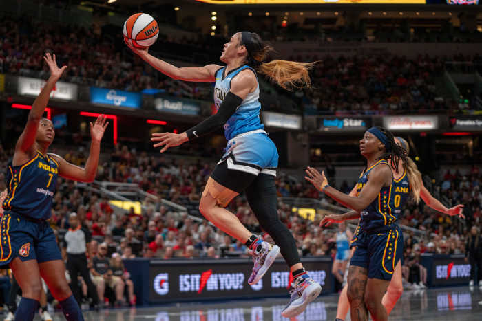 Angel Reese Gives Chennedy Carter New Nickname Before Fever-Sky ...