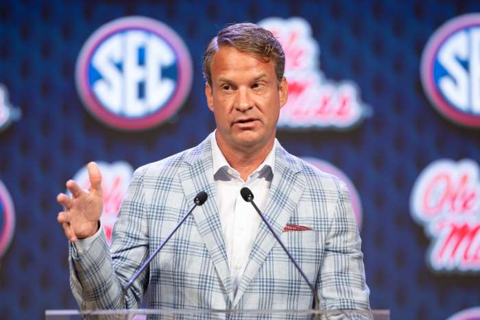 Ole Miss Coach Lane Kiffin Roasts Paul Finebaum To His Face On Live TV ...