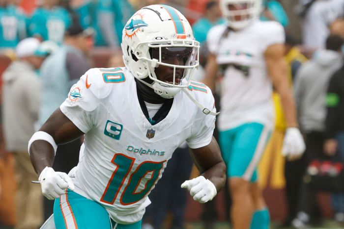 Miami Dolphins wide receiver Tyreek Hill.