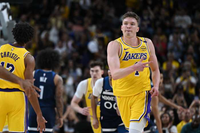 Lakers Rookie Shines Bright In Impressive Preseason Debut - Athlon Sports