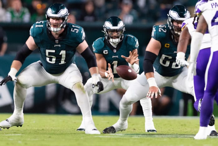 Philadelphia Eagles Center Cam Jurgens Named All-Breakout Team - Athlon ...