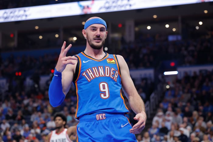 Oklahoma City Thunder guard Alex Caruso