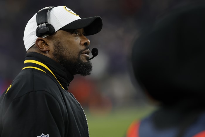 Mike Tomlin of the Pittsburgh Steelers.