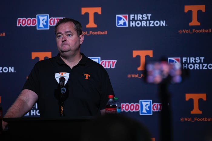 Tennessee head coach Josh Heupel