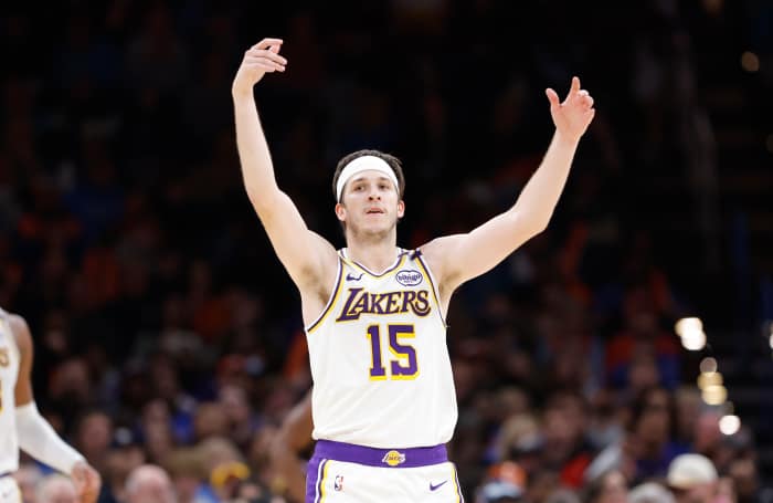 Los Angeles Lakers guard Austin Reaves.