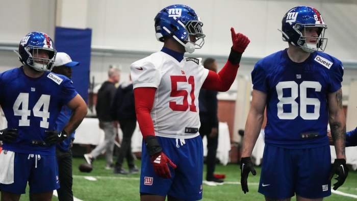 Cam Skattebo and Abdul Carter.