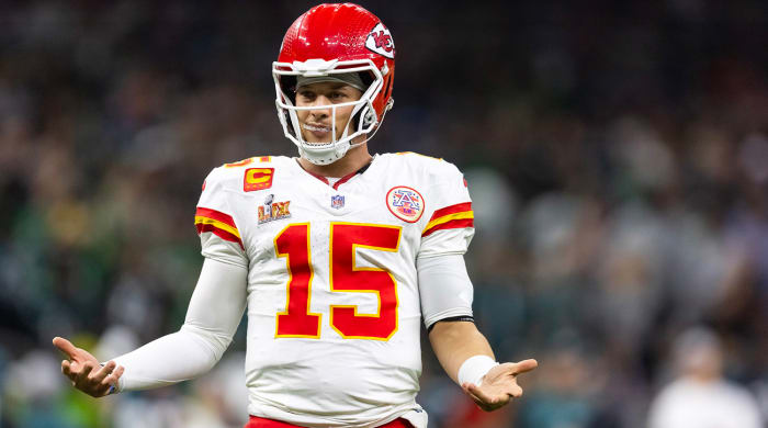 Patrick Mahomes in Super Bowl LIX