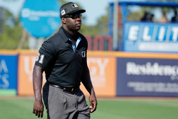 MLB umpire James Jean in 2025