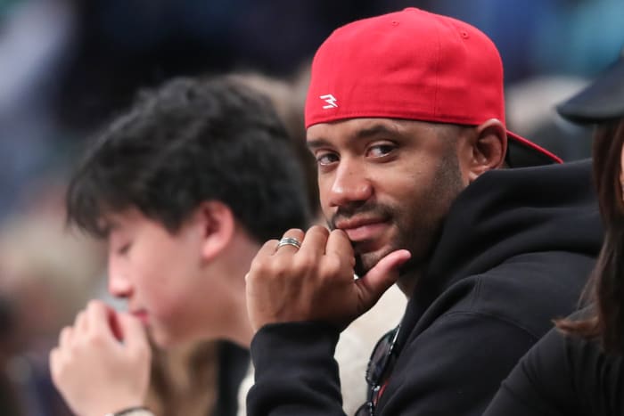 New York Giants quarterback Russell Wilson.