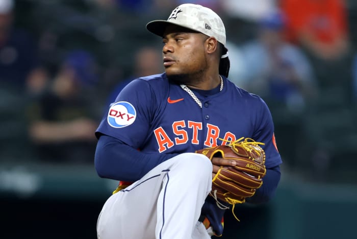 Houston Astros pitcher Framber Valdez