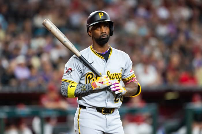 Mark J. Rebilas-Imagn Images Pirates outfielder Andrew McCutchen against the Diamondbacks at Chase Field.