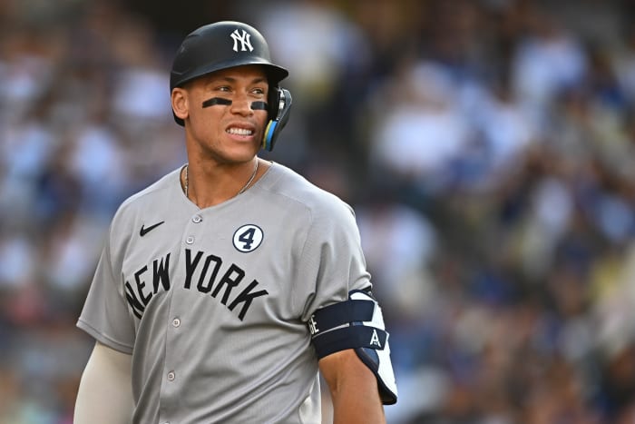 New York Yankees outfielder Aaron Judge (99).