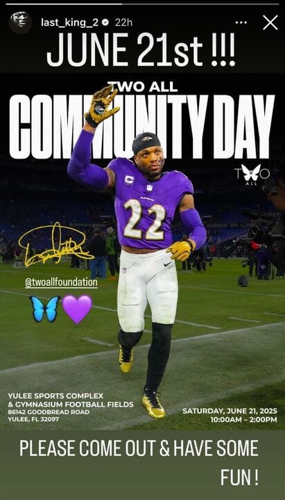 Derrick Henry, Instagram