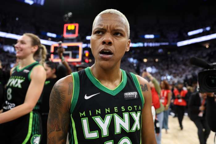 Minnesota Lynx guard Courtney Williams during a game.