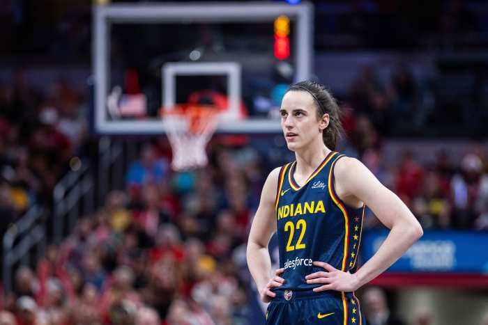 Indiana Fever guard Caitlin Clark (22).