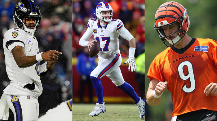 Lamar Jackson, Josh Allen, Joe Burrow