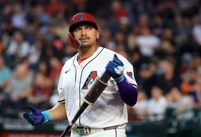 Arizona Diamondbacks first baseman Josh Naylor against the Baltimore Orioles at Chase Field.