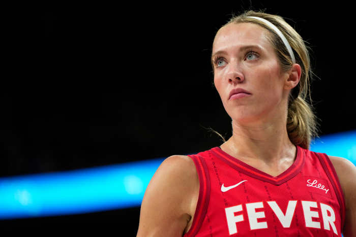 Indiana Fever guard Lexie Hull congratulated teammate Kelsey Mitchell's All-Star selection.