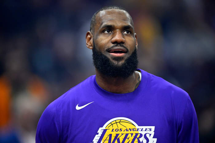 Los Angeles Lakers forward LeBron James.