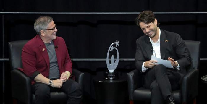 Dan Gilbert and son Grant.